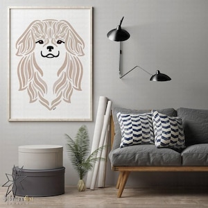 Tibetan Spaniel Print Gift For Dog Lovers Dog Print Pet Jewelry Dog Memorial Dog Keepsake Family Animal Jewelry Handmade Personalized Gift