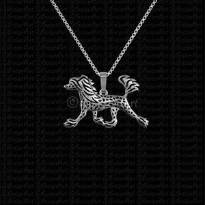 925 Sterling Silver Necklace - Chinese Crested Pendant, Unique Gift For Dog Lovers, Classic Dog Charm Necklace, Minimalist Pet Jewelry