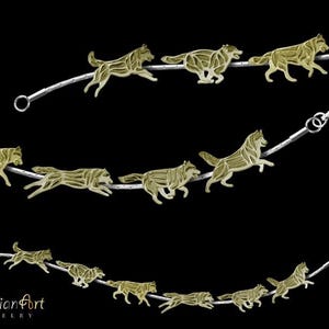 14K Yellow Gold Siberian Husky Bracelet Gift For Dog Lovers Dog Bracelet Pet Jewelry Dog Memorial Dog Keepsake Personalized Family Gift Pet