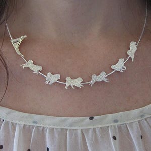 925 Sterling Silver Samoyed Team Necklace Gift For Dog Lovers Dog Necklace Pet Jewelry Dog Memorial Dog Keepsake Personalized Gift Dog Loss