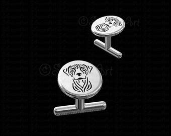 Rhodesian Ridgeback Cufflinks - sterling silver 925 - Gift for dog lovers and owners - Pet Jewelry - Men best friend