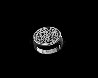 Scottish Fold Cat ring - sterling silver 925 - gift for cat lovers and owners - Pet Jewelry - Cat jewelry - unisex