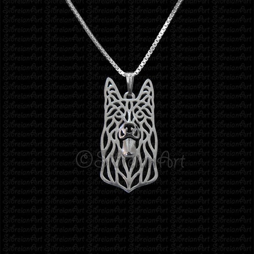 German Shepherd Dog Movement Sterling Silver Pendant and - Etsy