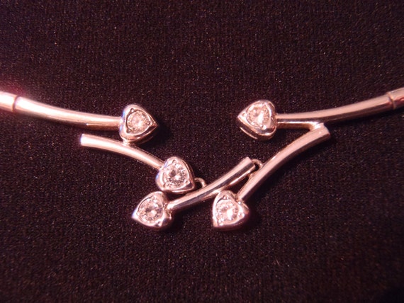 Solid Sterling Silver Heart Necklace - image 2