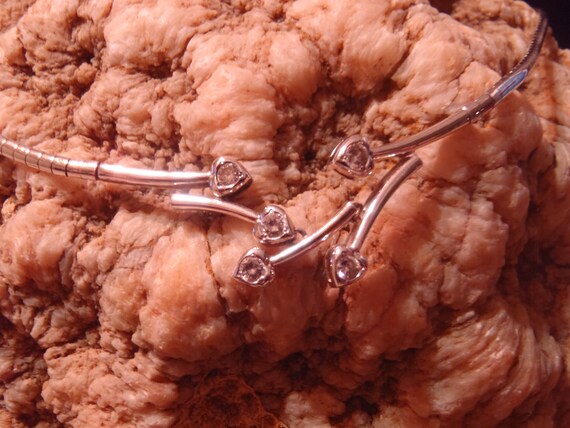 Solid Sterling Silver Heart Necklace - image 3