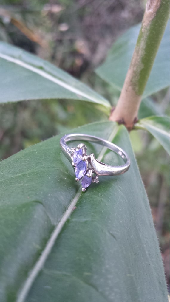 10kt White Gold Amethyst and Diamond Ring A334