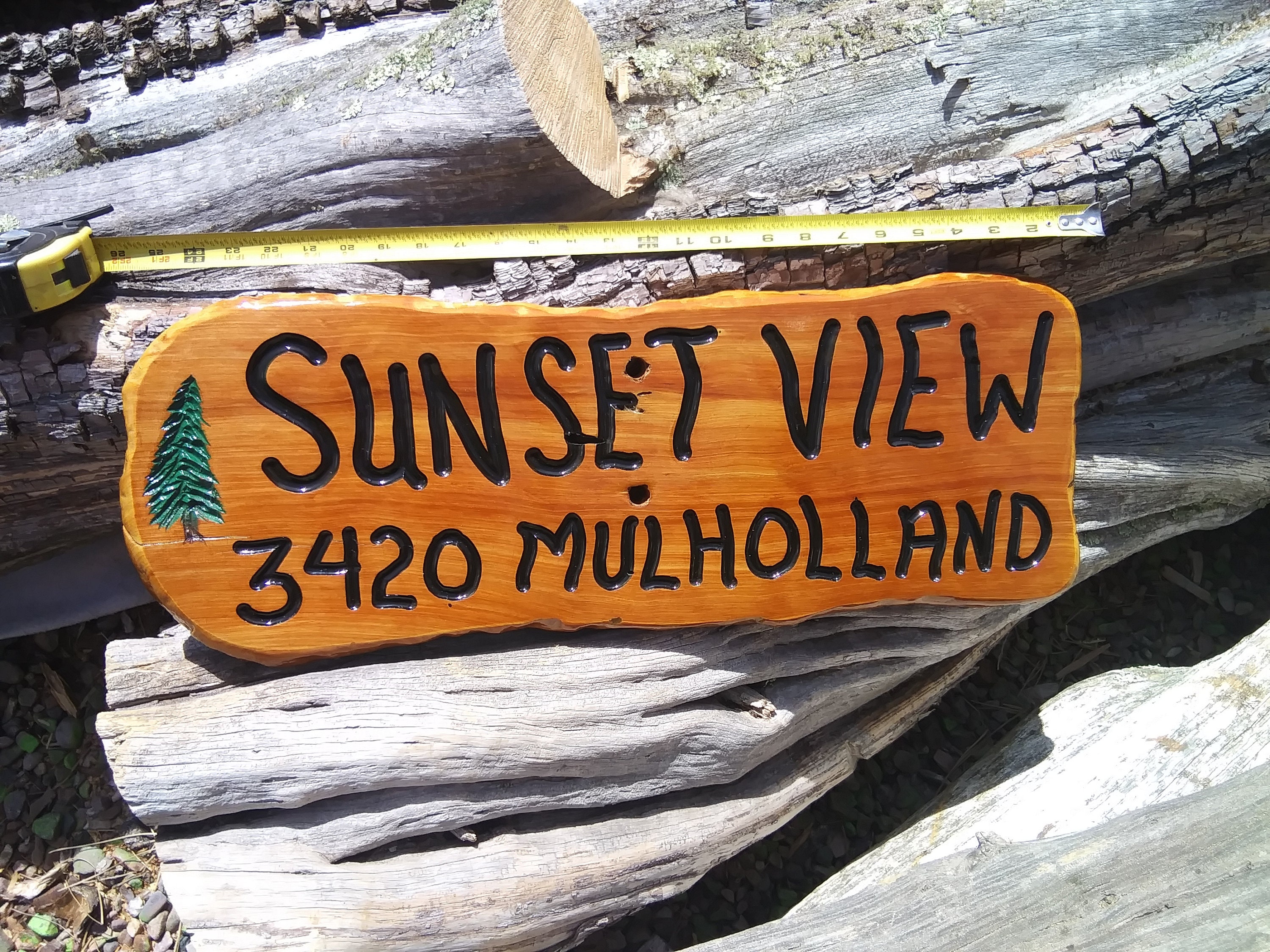 Custom Rustic Wood Address Sign Made to Order - Etsy Ireland