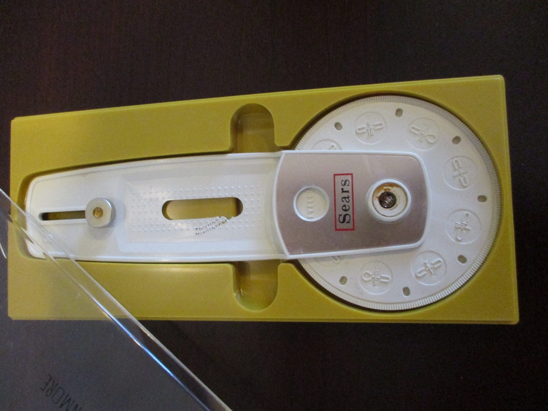 Vintage Sears Kenmore Buttonhole Wheel Attachment & Case. Etsy