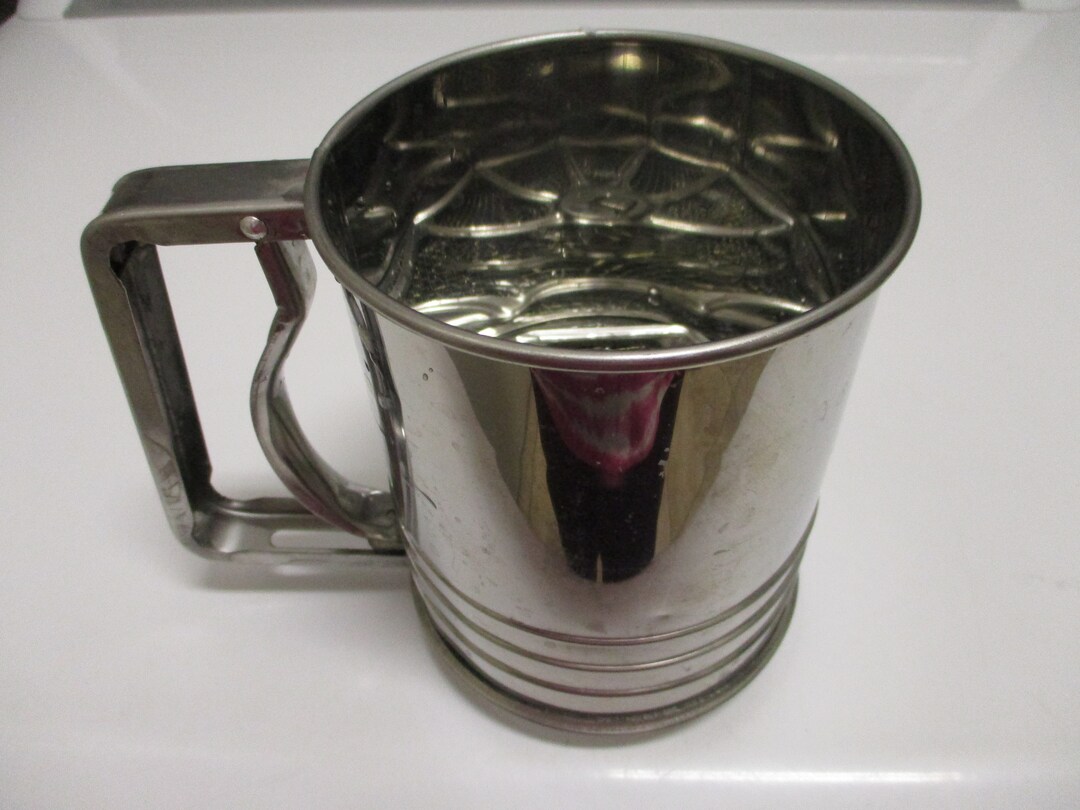 Clearancevintage Sifter With Trigger Handle, Stainless Steel Kitchen