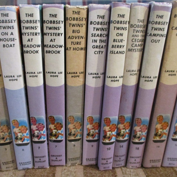 Vintage Bobbsey Twins Hard Cover Adventure Books-Each Sold Separately, Teen, Mystery, Fiction