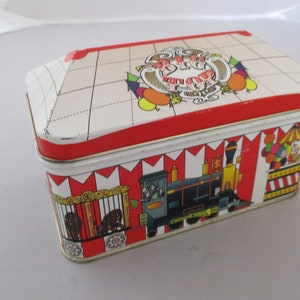 Vintage Big Top Circus Cannister, Container, Kitchenware, Tin, Collectible