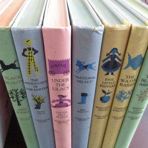 Vintage Junior Deluxe Editions Hardcover Children&#39;s Books-Each One Sold Separately, Fiction, Literature.