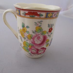 Vintage Porcelain Chinese Bouquet Cup, Dining, China, Tableware, Decor
