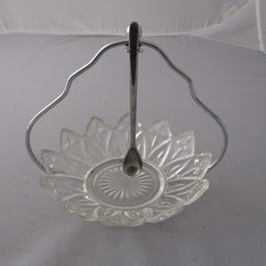Vintage Stainless and Glass Condiment Server, Tableware, Dining, Serving