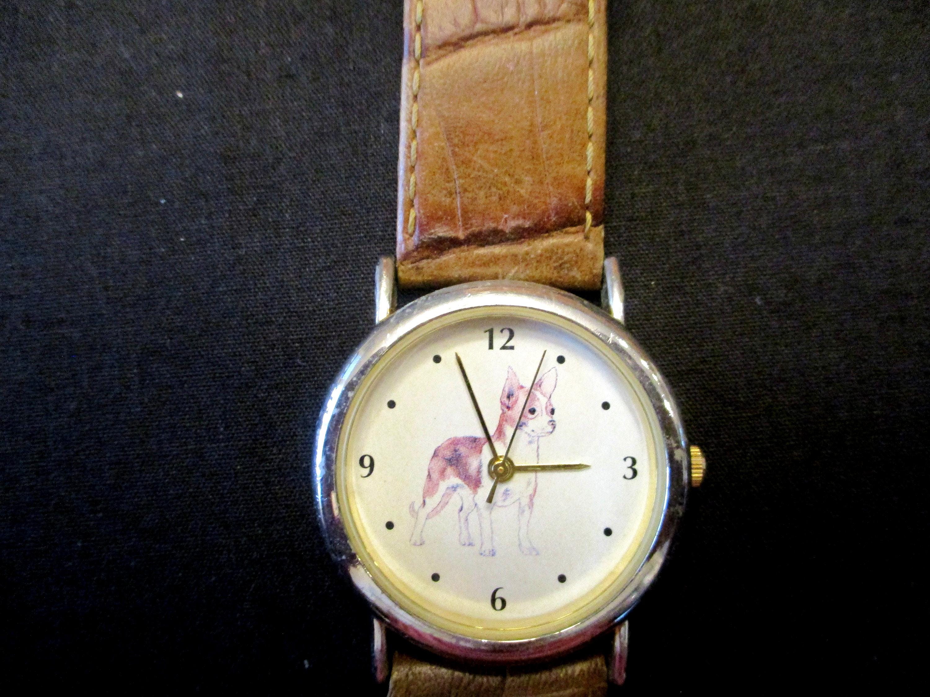 Vintage Cocker Spaniel Wrap Watch INC. New Battery‎ 31MM 6.75\