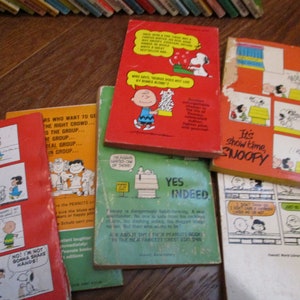 Charlie Brown Paperback Books-Each One Sold Separately, Snoopy, Schultz, Comic, Fiction, Cartoon image 3