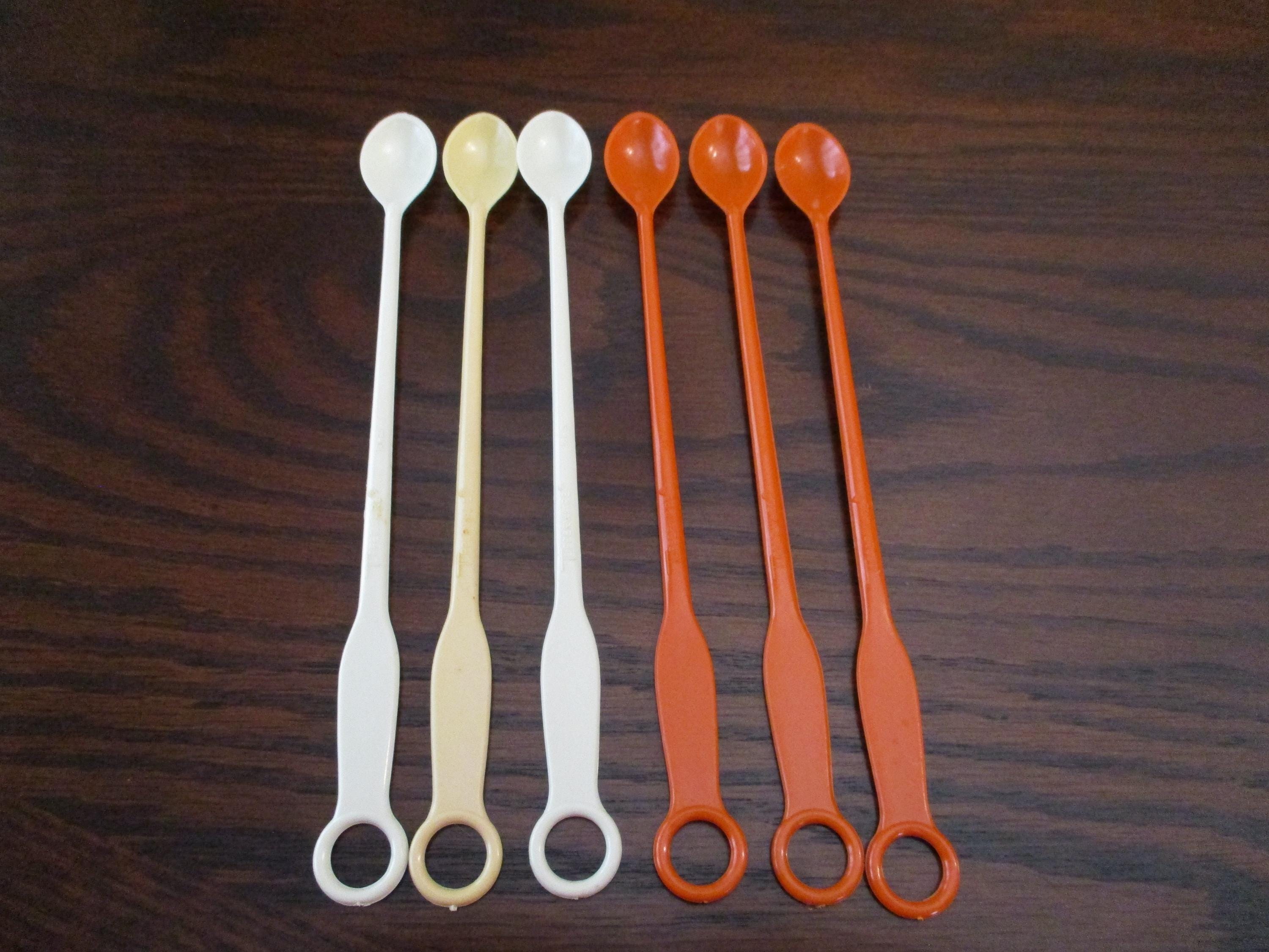 Tupperware Sticks Vintage Tupperware Swizzle Stick Spoons From 1970's-set of Six, Barware ...