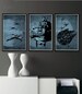Star Wars Posters - Set of 3 Posters / Tie Fighter / The Destroyer / Millennium Falcon 
