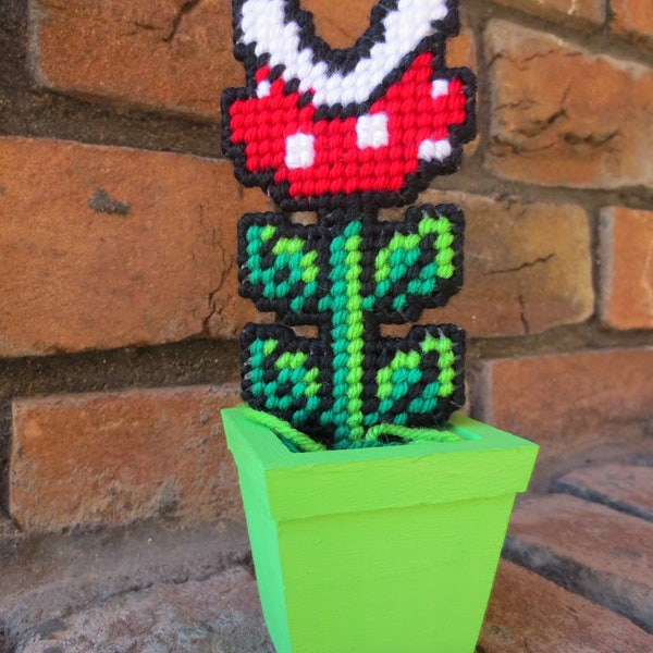 Super Mario Bros. Piranha Plant with Pipe Pot