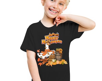 Halloween Goose Infant Bodysuit, Fall Pumpkin Baby Clothes, Unisex Thanksgiving Shirt, Cute Ghost Toddler Tee, Spooky Season Baby T-Shirt