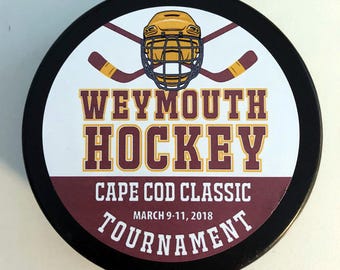 Hockey Puck Stickers • Stickers Only • PRINTED