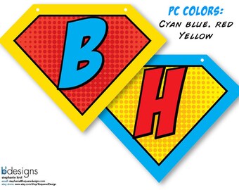 Superhero Symbol Banner (PC) Large INSTANT DOWNLOAD