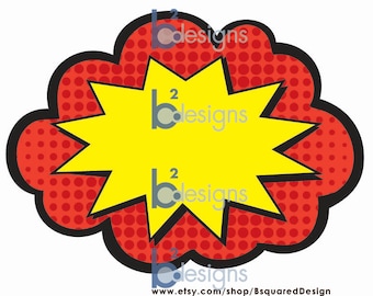 Superhelden Schilder 8,5 x 11 Blanko (PC) SOFORT DOWNLOAD