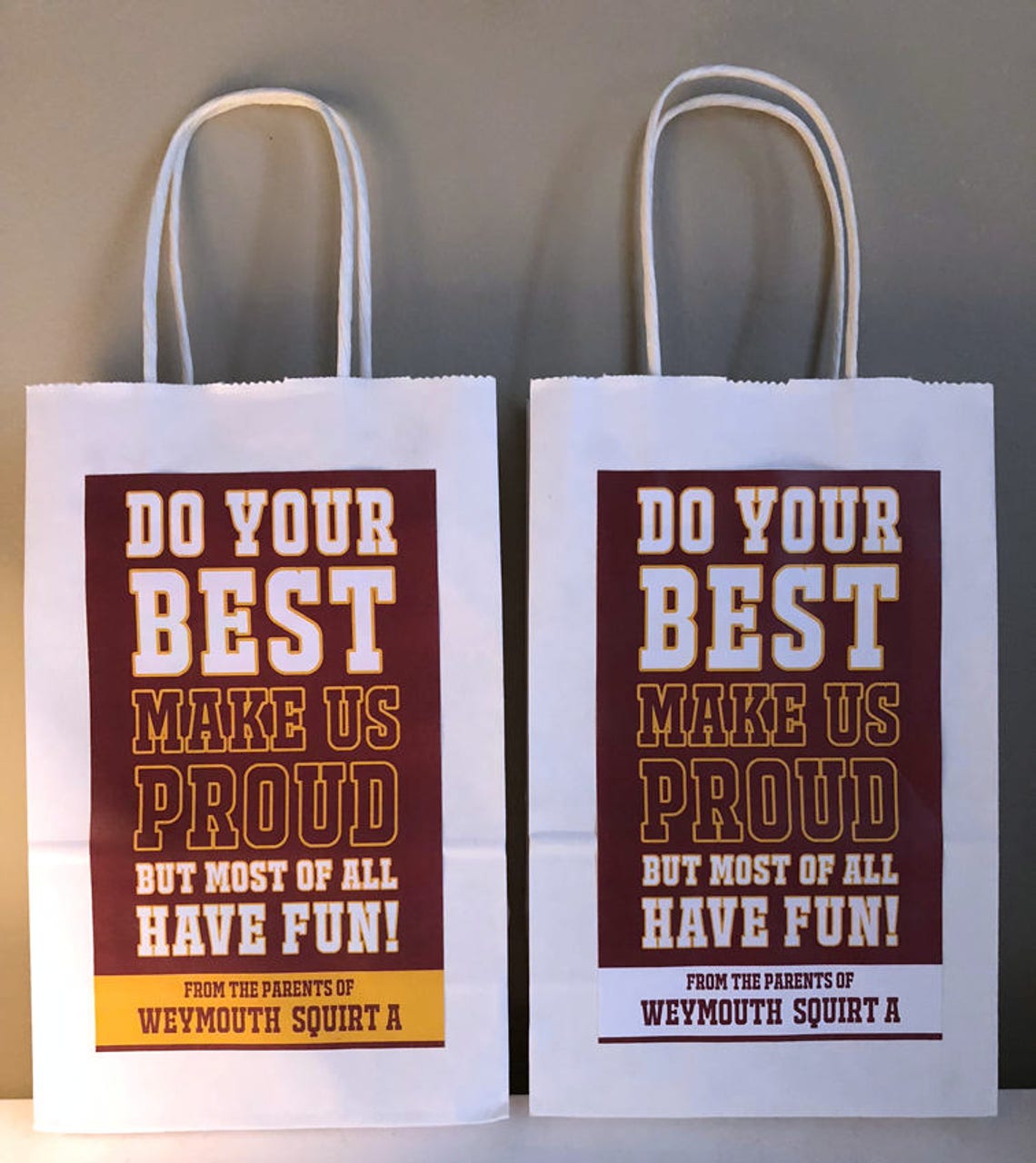 Sports Gift Bags Tournament End of Season Gift Bag Etsy Canada