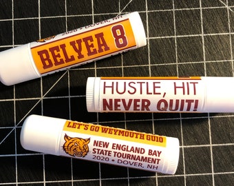 Chapstick Labels • Customizable • Labels Only • printed