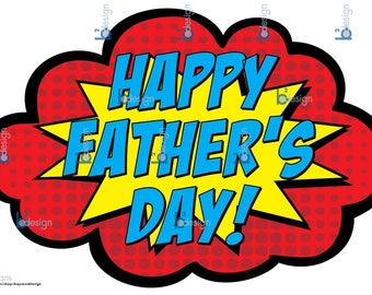 Super Dad Signs • 36 x 48 Zoll • SOFORTIGER DOWNLOAD
