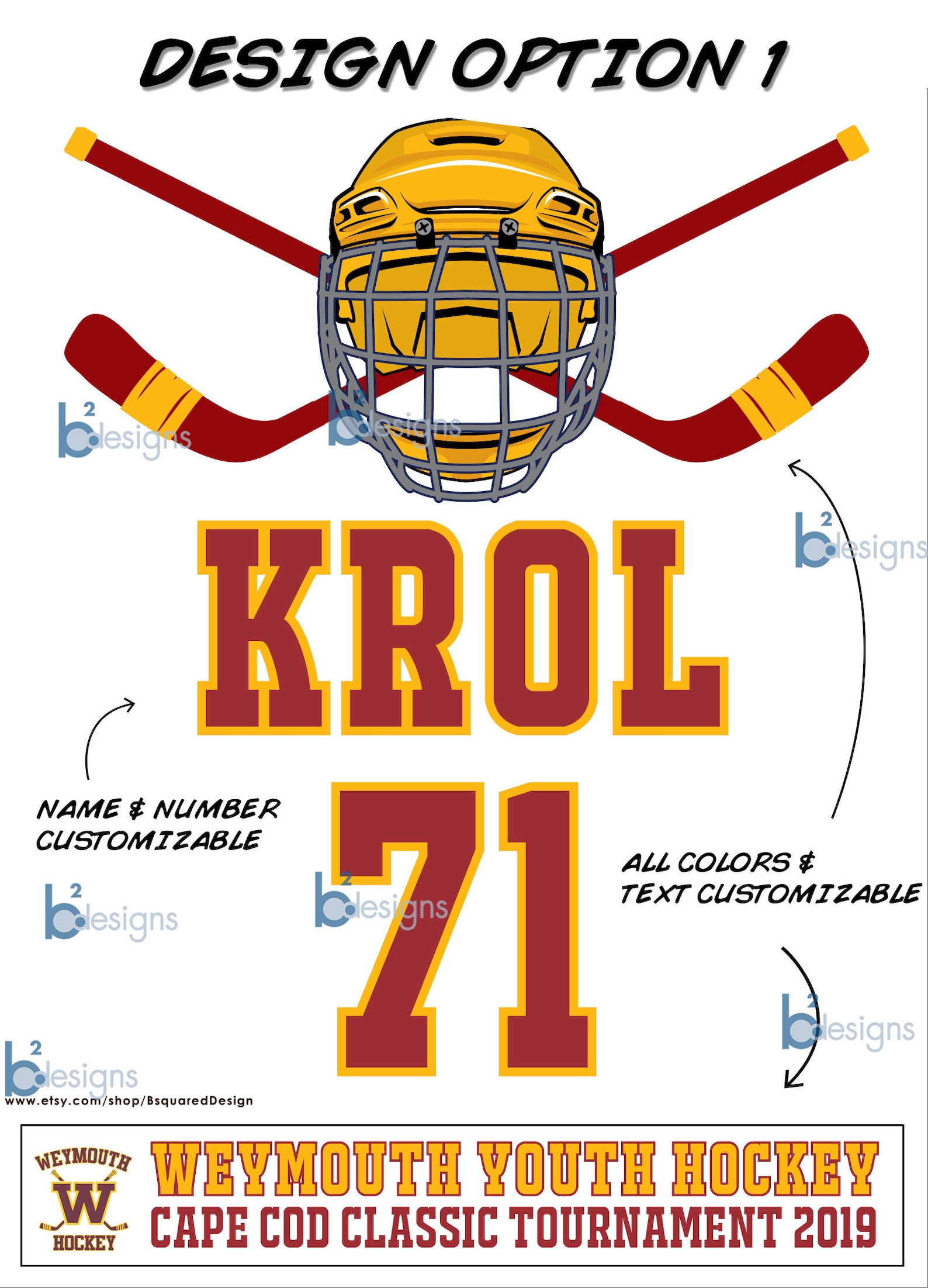 Hockey Tournament Posters Printed 8.5 x 11 inches Etsy