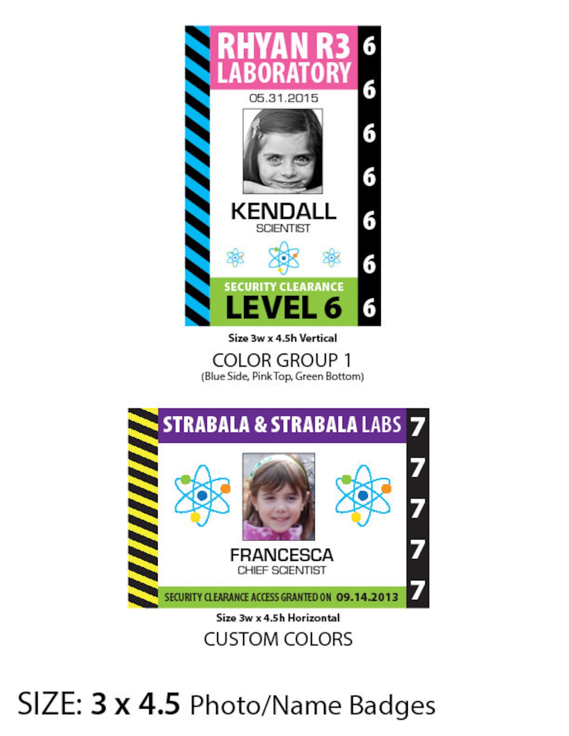 Scientist Badge Option 1 PRINTABLE Etsy