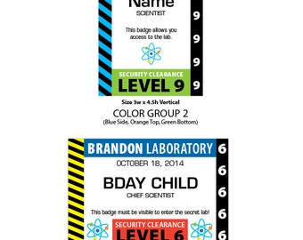 Scientist Badge • Option 1 • PRINTABLE