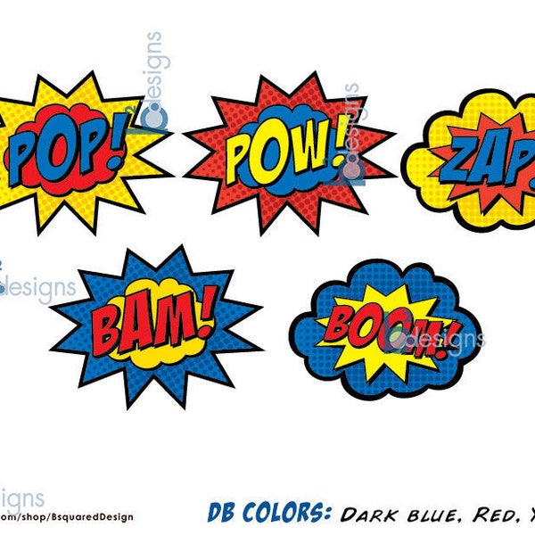 Superhero Signs • Super Girl • Super Boy • Small and Medium • PRINTED