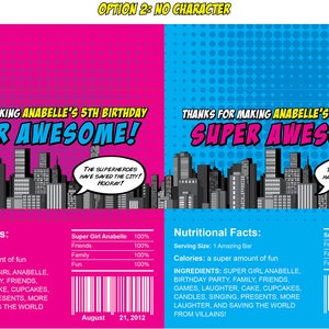 Superhero Candy Bar Wrappers • Printable - Etsy