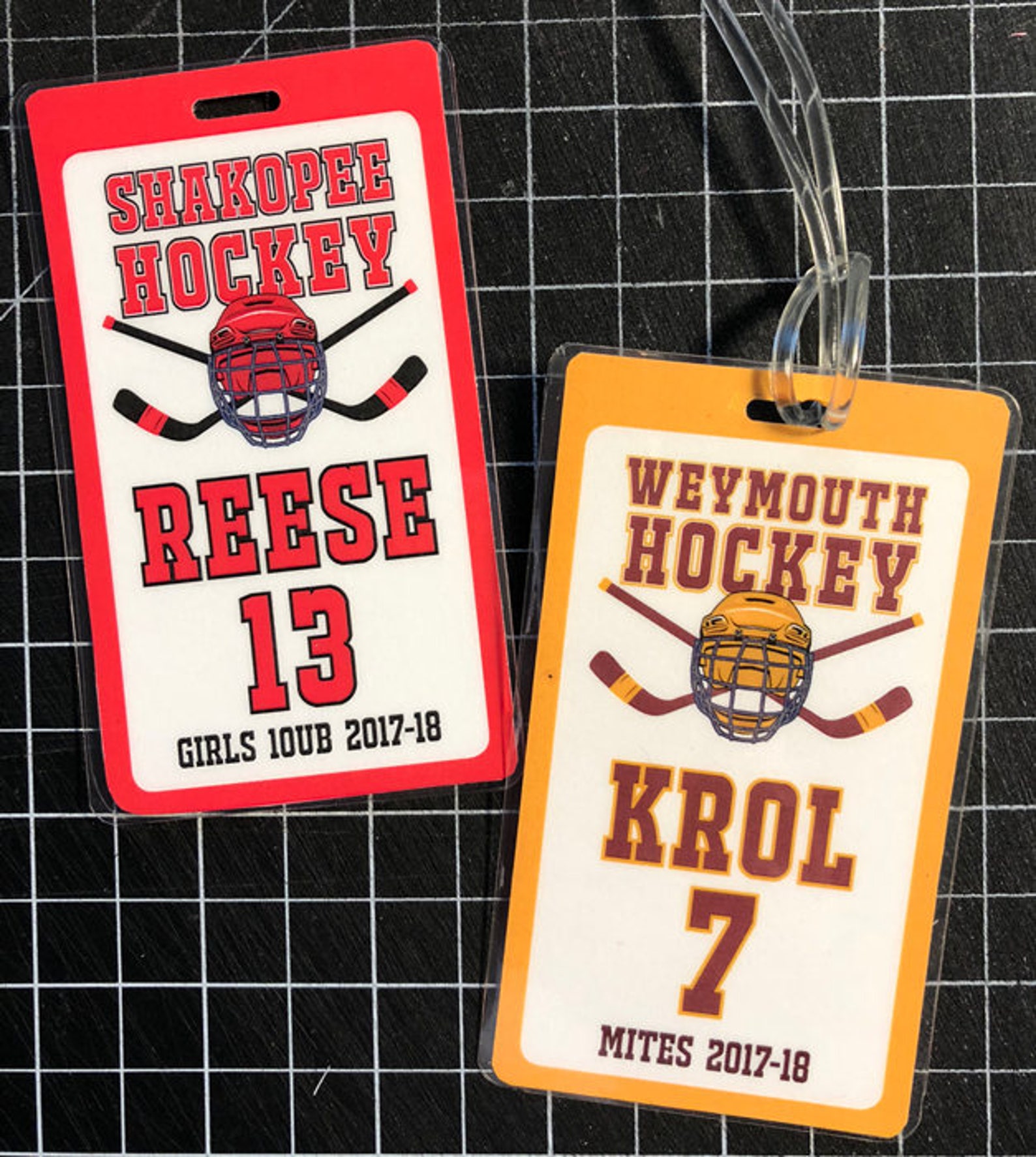 Sports Bag Tags Bag Tags Sports Gifts PRINTED & Etsy