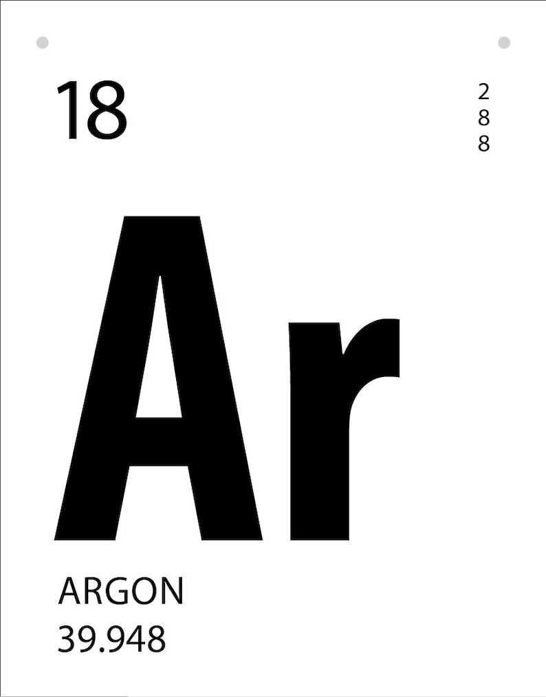Banner de tabla periódica Tabla periódica completa Blanco y negro DESCARGA INSTANTÁNEA imagen 1