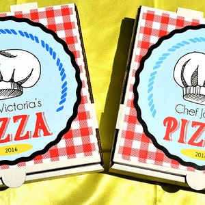 Pizza Box Sticker Only • 8 x 8 • PRINTED