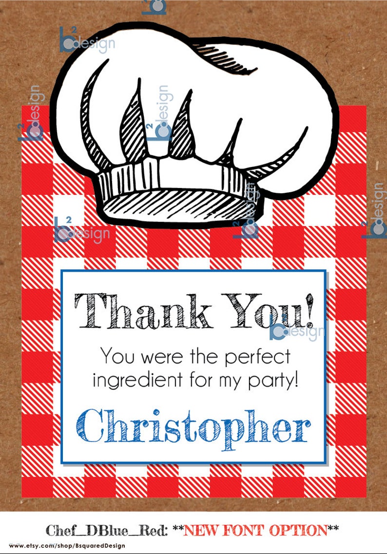 Cooking Gift Bag Label \u2022 Labels ONLY \u2022 6x 8 \u2022 Large \u2022 Printed