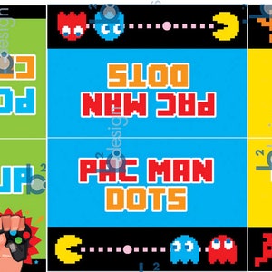 Arcade/Video/Gamer • Candy Topper • Combo • INSTANT DOWNLOAD