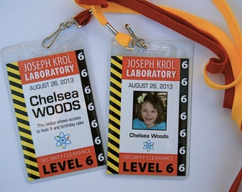 Scientist Badge • Option 3 • PRINTED and ASSEMBLED