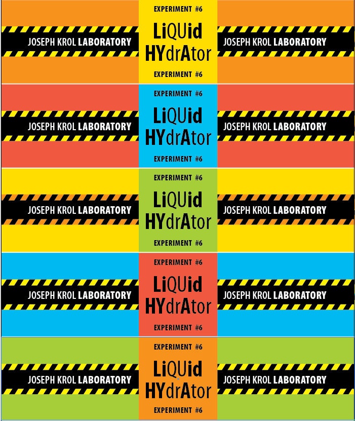 Scientist Waterbottle Labels Printable | Etsy
