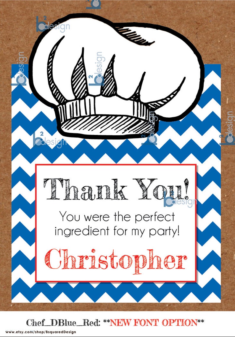 Cooking Gift Bag Label \u2022 Labels ONLY \u2022 6x 8 \u2022 Large \u2022 Printed