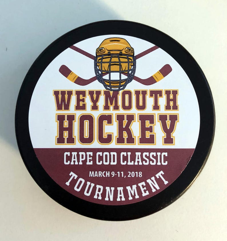 Hockey Puck Stickers Stickers Only PRINTED Etsy