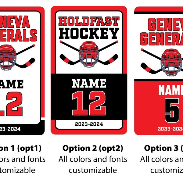 Sports Bag Tags • Bag Tags • Sports Gifts • PRINTED & Laminated