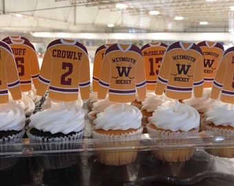Hockey Cupcake Toppers