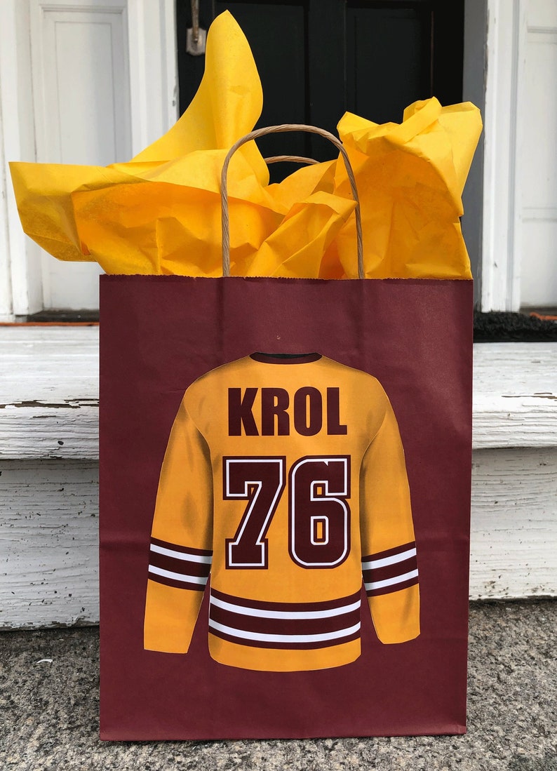 Sports Gift Bags 8 X 10 Endofseason Gift Bag Labels Etsy