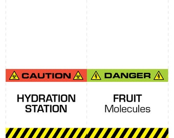 Scientist Food Tents • 8 tents • PRINTED