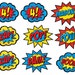 Superhero Cupcake Toppers Mix PRINTABLE - Etsy