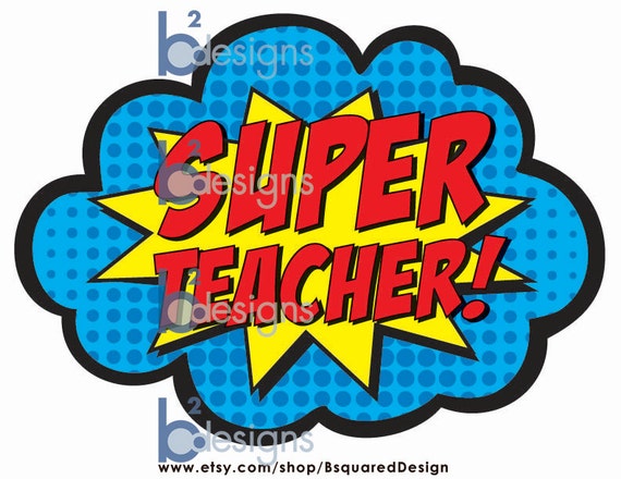 Super Teacher (2 signs) INSTANT DOWNLOAD